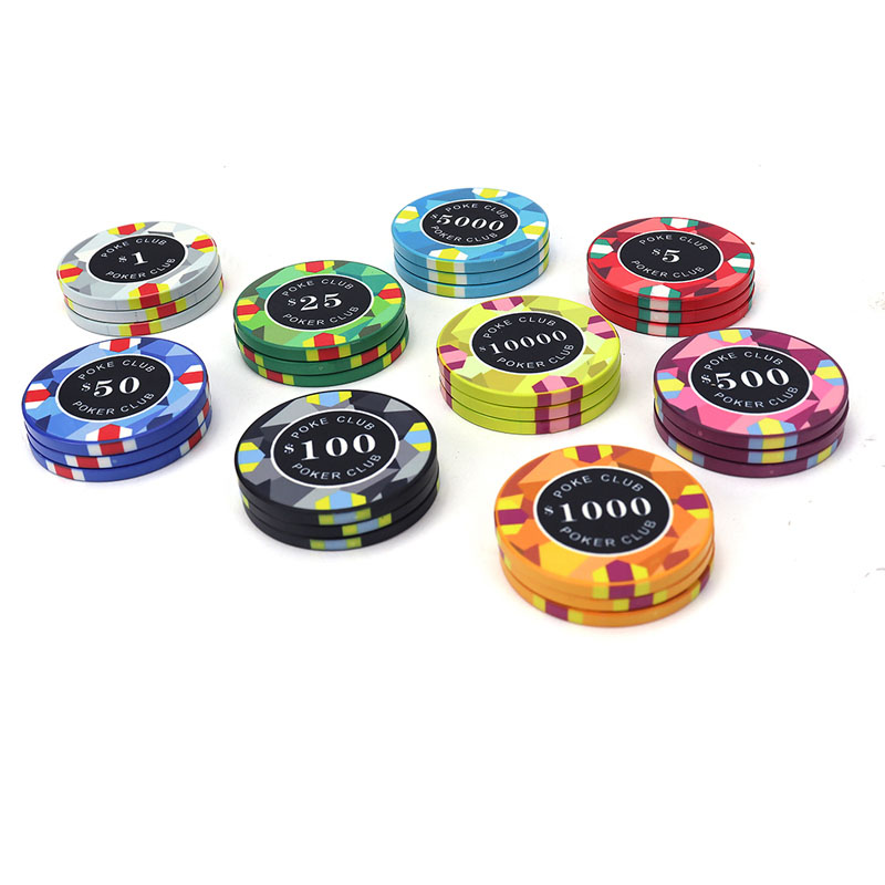 Comment la profondeur des puces de poker est-elle classée?