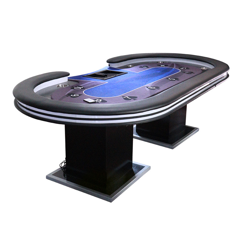 À quoi ressemble une table de poker Texas Hold'em?